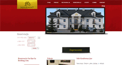 Desktop Screenshot of magnathotel.pl